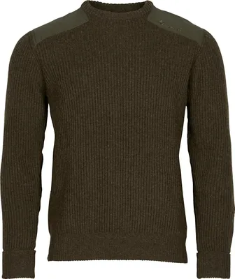 Produktbild von Pinewood Lappland Rough Sweater Herren (Mossgreen Melange) Größe M