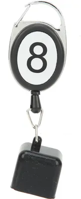 Produktbild von Tragbarer einziehbarer Billard-Snooker-Pool-Queue-Kreidehalter, Zeichnungsgürtelclip