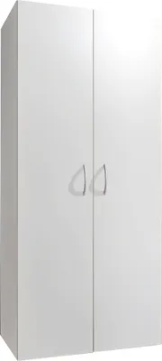 Produktbild von Kleiderschrank Multiraumkonzept Stauraumschrank 2-türig Farbe und Größe wählbarWeiß