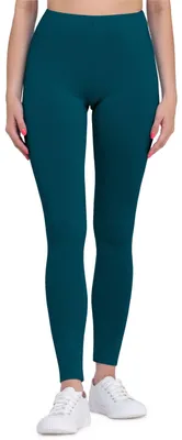 Produktbild von Bellivalini Damen Lange Leggings aus Viskose BLV50-147 (Smaragdgrün, M)