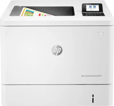 Produktbild von HP Color LaserJet Enterprise M554dn - Drukarka Laserowa Kolor, USB, Druk Dwustronny, 7ZU81A