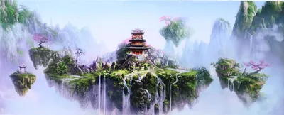 Immagine prodotto di PVC impermeabile autoadesivo Sky Castle modello acquario sfondo poster adesivo acquario decorazione91x50cm