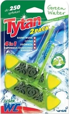 Produktbild von Tytan Zawieszka do WC Malachitowa Czterofunkcyjna 2 x 40 g