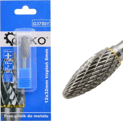 Obrázek produktu pro GEKO Stopková fréza na kov 12x32mm, plaménková G37501
