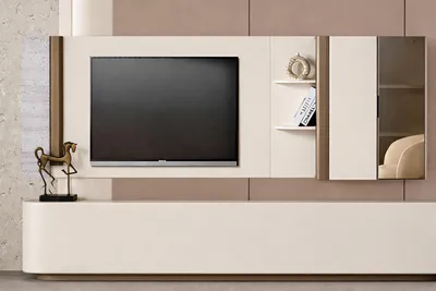 Productafbeelding van Woonkamer set met grote en kleine panoramapanelen en een tv-meubel