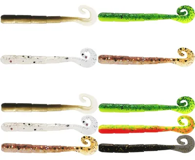 Produktbild von Westin Ned Worm Curltail 5cm 0,5g - Gummiköder, Farbe:Dark Water Mix 23