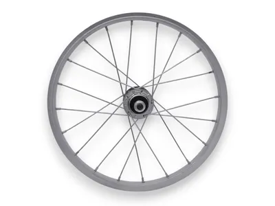 Produktbild von Laufrad Kinderfahrrad HR 16" x 1,75 Aluminium silber Stahl Nabe