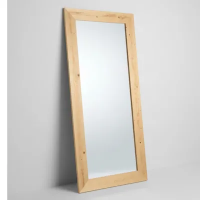 Immagine prodotto di MO.WA specchio da parete specchio in legno specchio grande a figura intera 82x182, specchio grande, specchio da parete naturale, specchio da corridoio in legno, specchio guardaroba moderno rustico