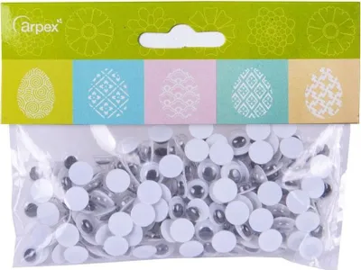 Obrázek produktu pro Samolepicí pohyblivé oči, 50 ks