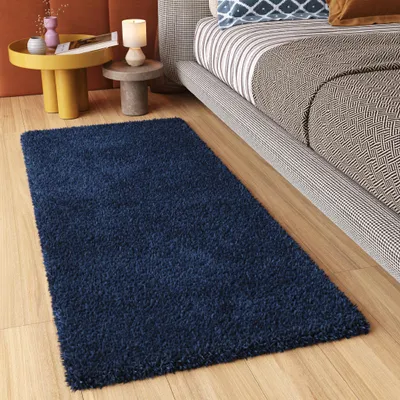 Obrázek produktu pro Tapiso koberec Modern ESSENCE modrý jednobarevný ÖKO-TEX 80 x 400 cm