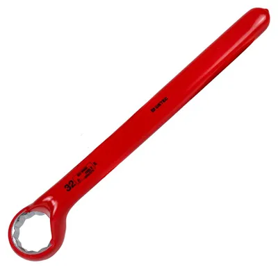 Produktbild von WETEC Ringschlüssel, DIN 7447, Schlüsselweite 32 mm, 1.000 V (Einringschlüssel)