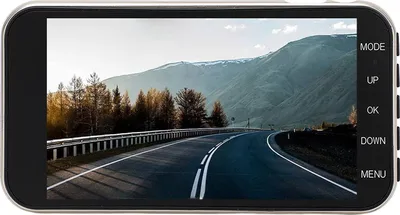 Immagine prodotto di Dash cam a 2 canali 1080P Registratore video per auto da 4 pollici con angolo di visione ampio 170° Registrazione in loop ad alta definizione Monitoraggio del parcheggio