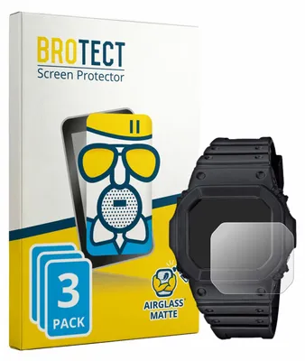 Produktbild von 3x BROTECT Entspiegelungs Schutzglas für Casio G-Shock GW-M5610U-1CJF Schutzfolie Panzer Folie Glas Display Schutz matt