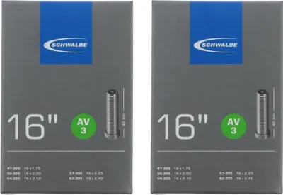 Immagine prodotto di Camera d'aria Schwalbe 2x AV3 (47/62-305) - 16 pollici