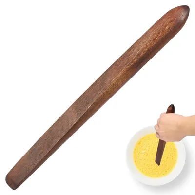 Zdjęcie produktu dla Drewniana łopatka do ciasta, 28 cm