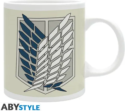 Produktbild von ATTACK ON TITAN - Mug - 320 ml - Badge