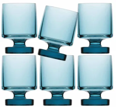 Image de Lot de 6 verres à vin incassables - Bahamas Turquoise