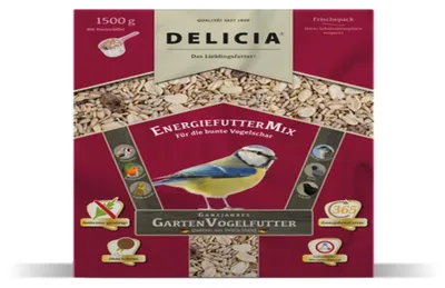 Produktbild von Delicia Energiefuttermix 1,5 kg Vogelfutter Gartenvögel Ganzjahresfutter