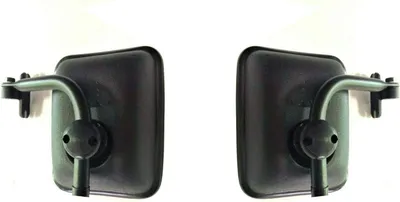 Produktbild von 2x Seitenspiegel Außenspiegel R650° ř15-28 LKW 198x160 mm mit Spiegelhalter SET