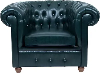 Immagine prodotto di Chesterfield verde scuro poltrona salotto salotto televisione monoposto