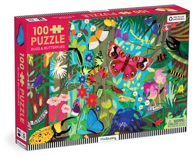 Produktbild von Bugs & Butterflies 100 Piece Puzzle