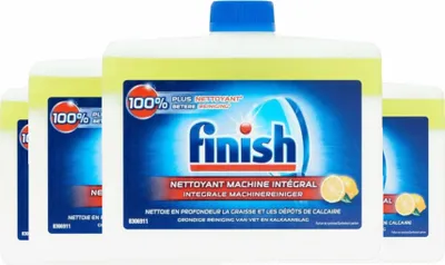 Image de Finish Integral Machine Cleaner Citron Lave-Vaisselle - 4x 250 mL - Value Pack
