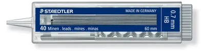 Produktbild von Staedtler 255 07-HB, HB, Schwarz, 0,7 mm, 40 Stück(e), 40 Stück(e), PVC