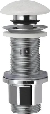 Immagine prodotto di BLOK Set di scarico 5/4", clic-clac, tappo in marmo bianco lucido