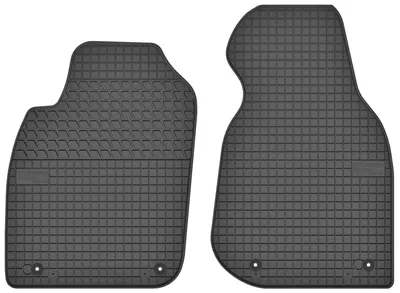 Produktbild von Gummi-Fußmatten vorne für Audi A6 C5 1997-2004 (Van/Kombi/Limousine) – 2-tlg, Schwarz, passgenau