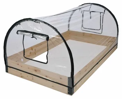 Produktbild von Haushalt International Gewächshaus m. Holzrahmen