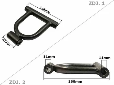 Image de BRAS DE SUSPENSION ATV 110/125 ROUE SUPÉRIEURE 6,7 pouces