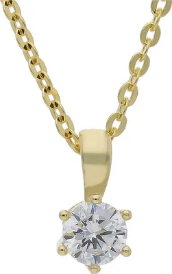 Produktbild von JuwelmaLux Anhänger 333/000 (8 Karat) Gelbgold mit Zirkonia JL39-02-0414