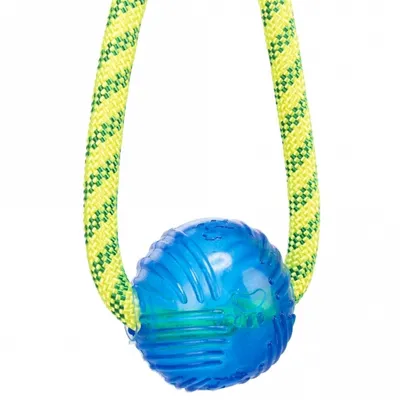 Produktbild von TRIXIE 33662, Hund, Kugellager, Blau, Grün, Gelb, Thermoplastischer Gummi (TPR), 6 cm, 400 mm