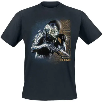 Produktbild von Alien T-Shirt Herren Xenomorph schwarz L