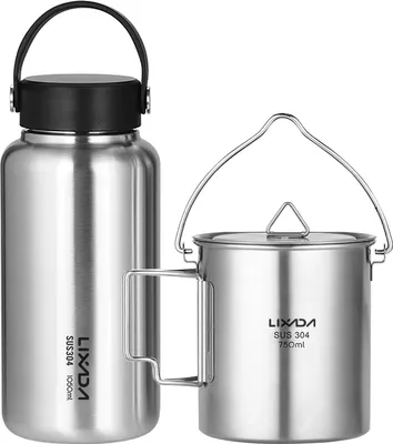 Titan-Sportflasche 1000 Ml – Ultraleicht, Auslaufsicher, Für Outdoor, Camping & Wandern