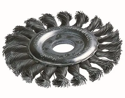 Produktbild von Wolfcraft Scheibendrahtbürste Ø 115 mm gezopft für Winkelschleifer