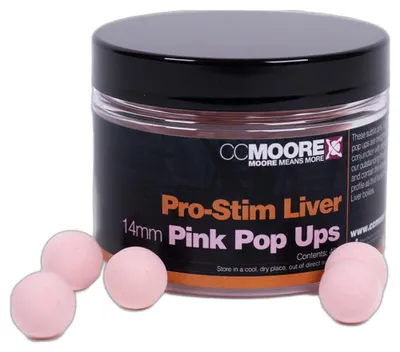 Produktbild von CCMoore Pro-Stim Liver Pink Pop Ups 14mm Pop Ups