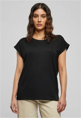 Produktbild von Urban Classics T-Shirt Damen Ladies Extended Shoulder Tee 2 Pack schwarz S