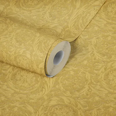 Produktbild von Versace wallpaper Barocktapete Barocco Metallics Vliestapete barock gold gelb
