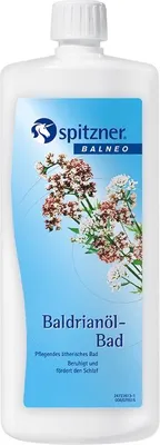 Produktbild von Spitzner Baldrianöl Bad 1 Liter Gesundheitsfördernder Badezusatz mit ätherischem Öl aus Baldrian