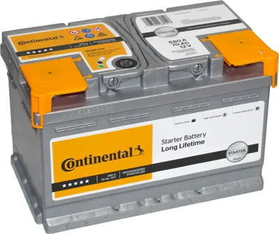Produktbild von CONTINENTAL L3B Autobatterie Blei-Säure 12V 70Ah 680A rechts 278x175x175 mm