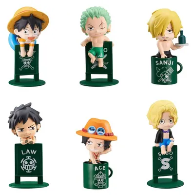Immagine prodotto di One Piece Serie Ochatomo Sammelfiguren Pirates´ Vacance 4 cm Sortiment (8)