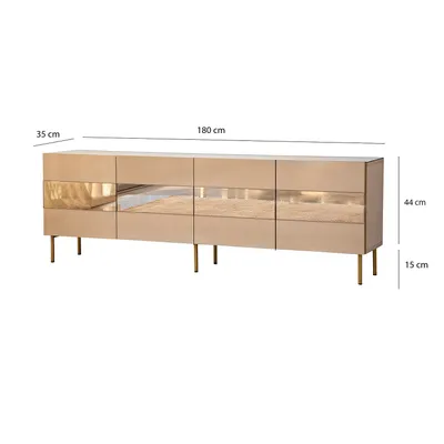Immagine prodotto di Skye Decor, Leon - Bronzo, Oro, Mobile TV, 100% MDF, Bronzo, 180 x 35 x 59 cm