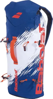 Produktbild von Babolat Sling Bag Backrack X4 Badminton Tasche Schlägertasche Racketbag Racket Holder Rucksack Bagback blau/weiß/rot 757010-328
