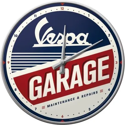 Zdjęcie produktu dla Zegar Ścienny Vespa Garage