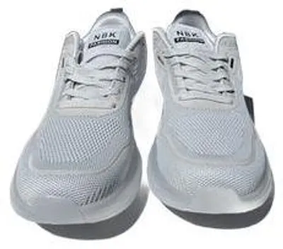 Produktbild von Herren Sneaker Sportschuhe Turnschuhe NBK Laufschuhe Dämpfung Mesh - Hellgrau, Gr. 44