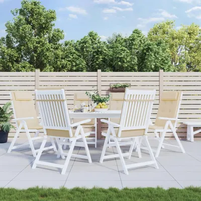 Produktbild von Hochlehner-Auflagen 6 Stk. Beige Oxford-Gewebe , Klassische Sofas Design 2024
