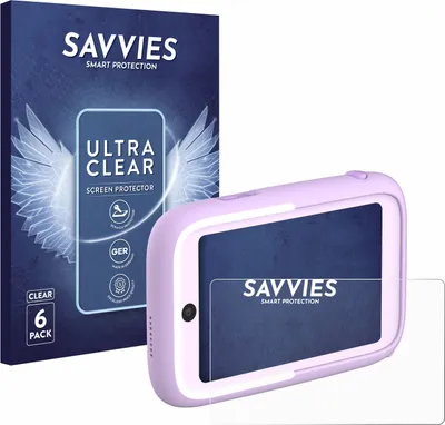 Produktbild von 6x Für Myfirst Camera 50 Schutzfolie Savvies Displayschutz Display Schutz Folie Klar Transparent