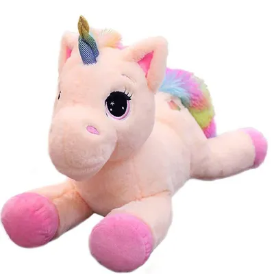 Zdjęcie produktu dla Pluszowa zabawka "Jednorożec" - 38 cm - Różowa