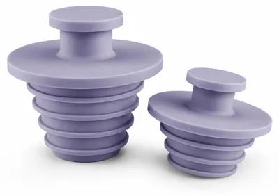 Produktbild von Abflussstopfen Silikon, wiederverwendbarer Abflussfilter mit Haarfänger für Dusche, Waschbecken und Küche, Universal Abflusssieb 2 Stück